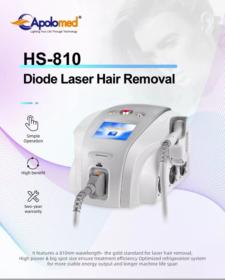 Apolomed Hair Removal and Skin Rejuvenation Diode Laser 808nm