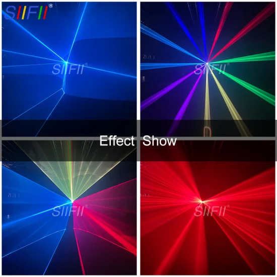 Projecteur Laser d'animation 3D professionnel 1W 2W 3W 4W 5W 6W rvb éclairage de scène Laser Disco DJ lumière Laser pour boîte de nuit