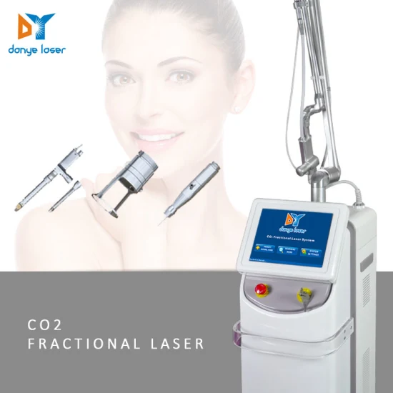 Équipement dermatologique de laser de resurfaçage de peau de retrait de cicatrice de visage de laser partiel de CO2 de rf