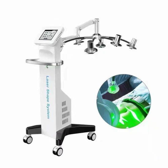 Laser non invasif HIPS perte de poids 532nm longueur d'onde lumière verte perte de poids non thermique 6D Laser Machine de réduction de la cellulite